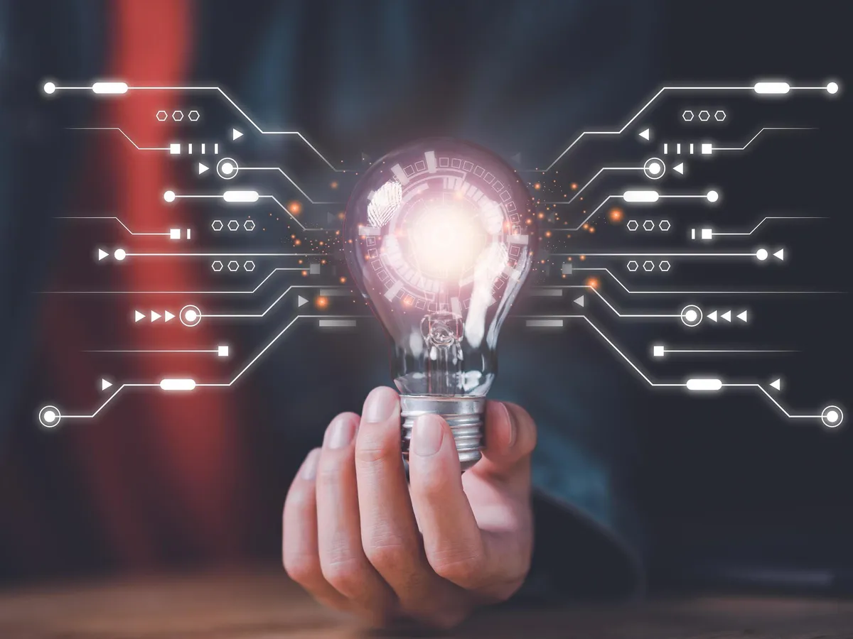 person holding green flower bud